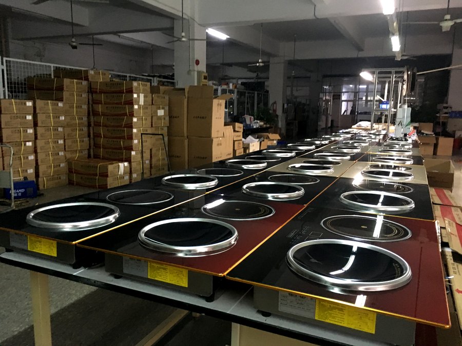 盛行科技商用电磁炉装配线